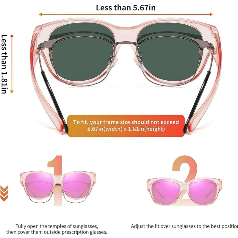 😎 Fit-Over Polarized Sunglasses