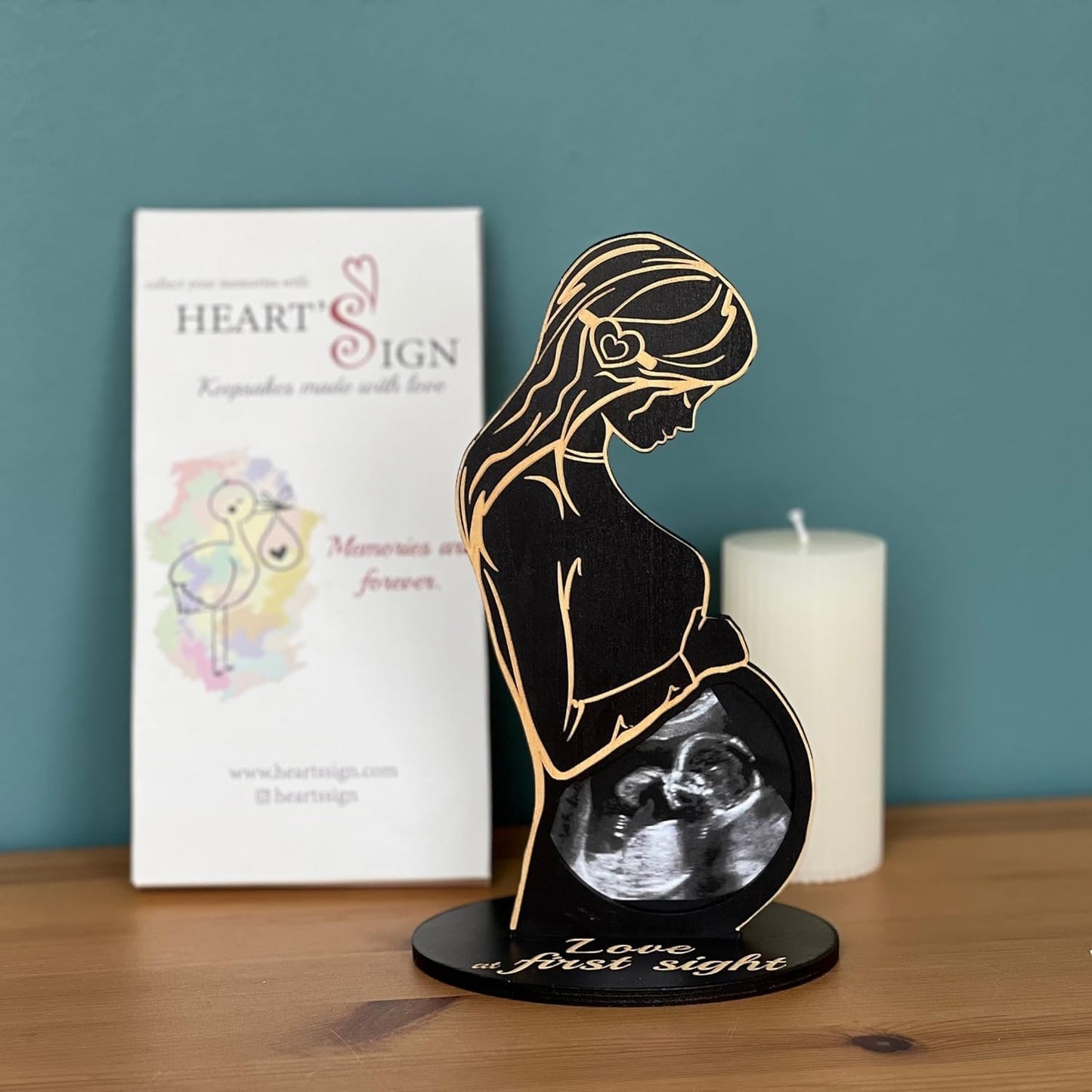 💖 Mother's Day Sneak Peek: 💖 Pregnancy Ultrasound Photo Frame