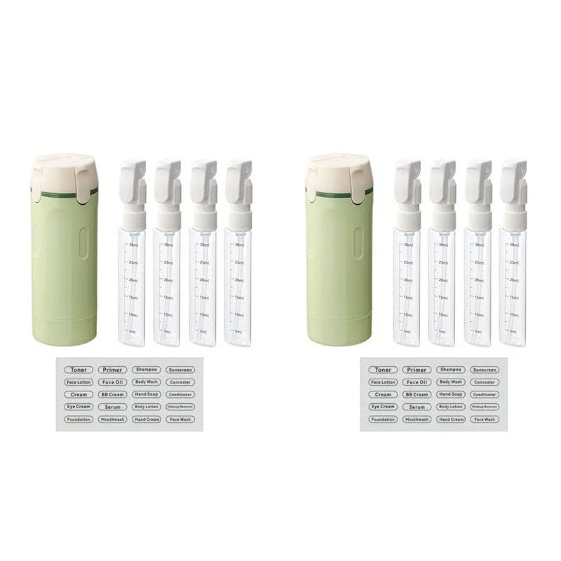 4-in-1 Leakproof Rotatable Travel Dispenser Set