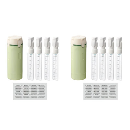 4-in-1 Leakproof Rotatable Travel Dispenser Set