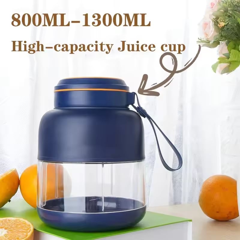 38-Page Blade | Ice-Crushing Capability | Portable, Multifunctional, High-Capacity Electric Juicer Cup