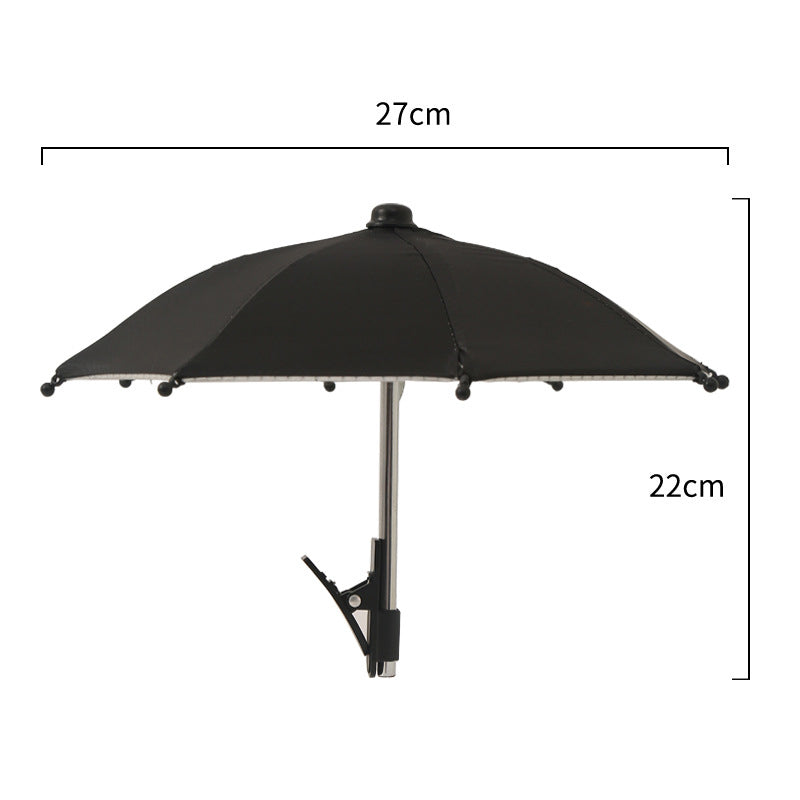 ☂️📱 Adjustable Phone Stand with Sun Shade – Universal Pig Suction Cup Phone Holder