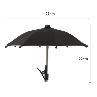 ☂️📱 Adjustable Phone Stand with Sun Shade – Universal Pig Suction Cup Phone Holder