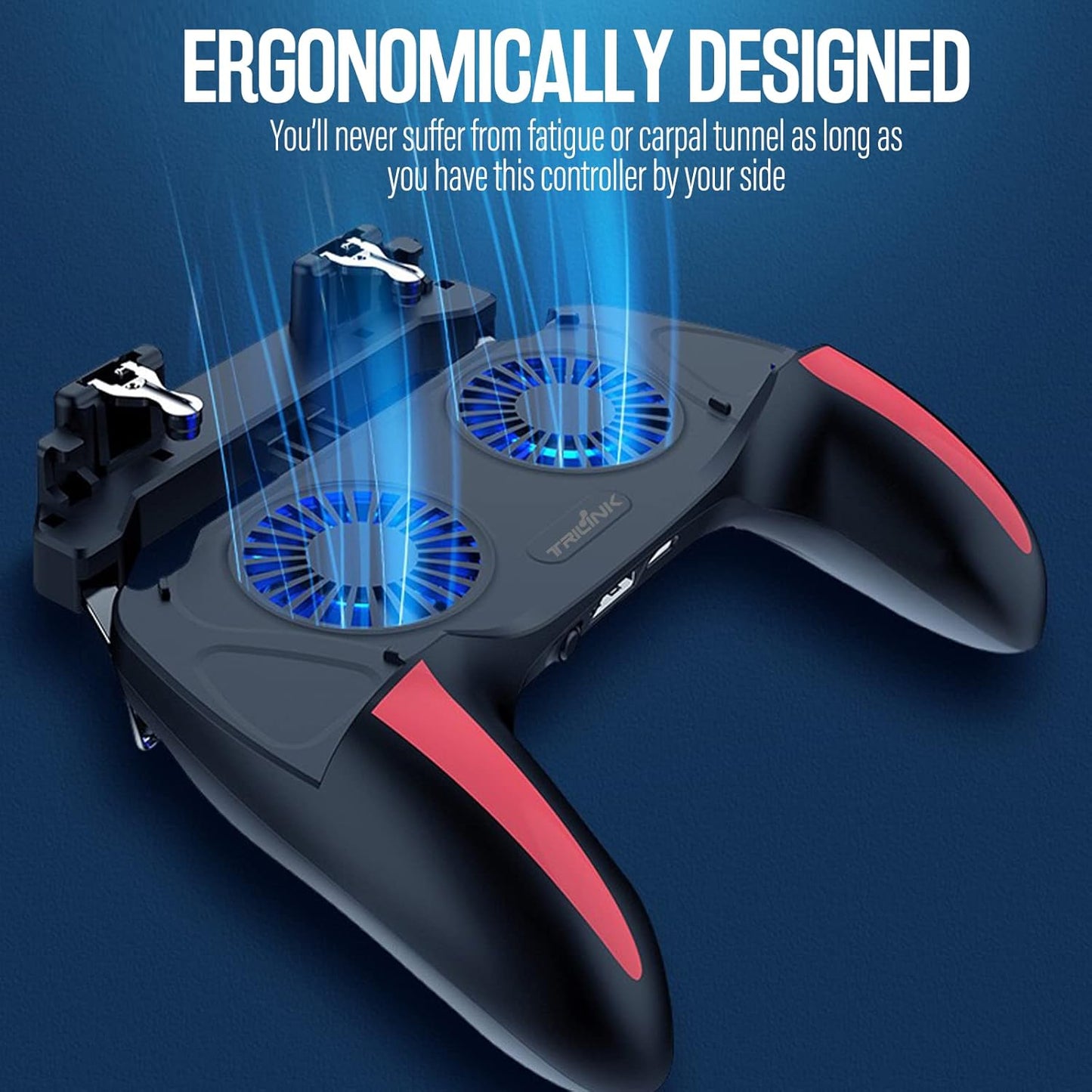🎮 4-Finger Game Controller – Pro Mobile Gaming Grip