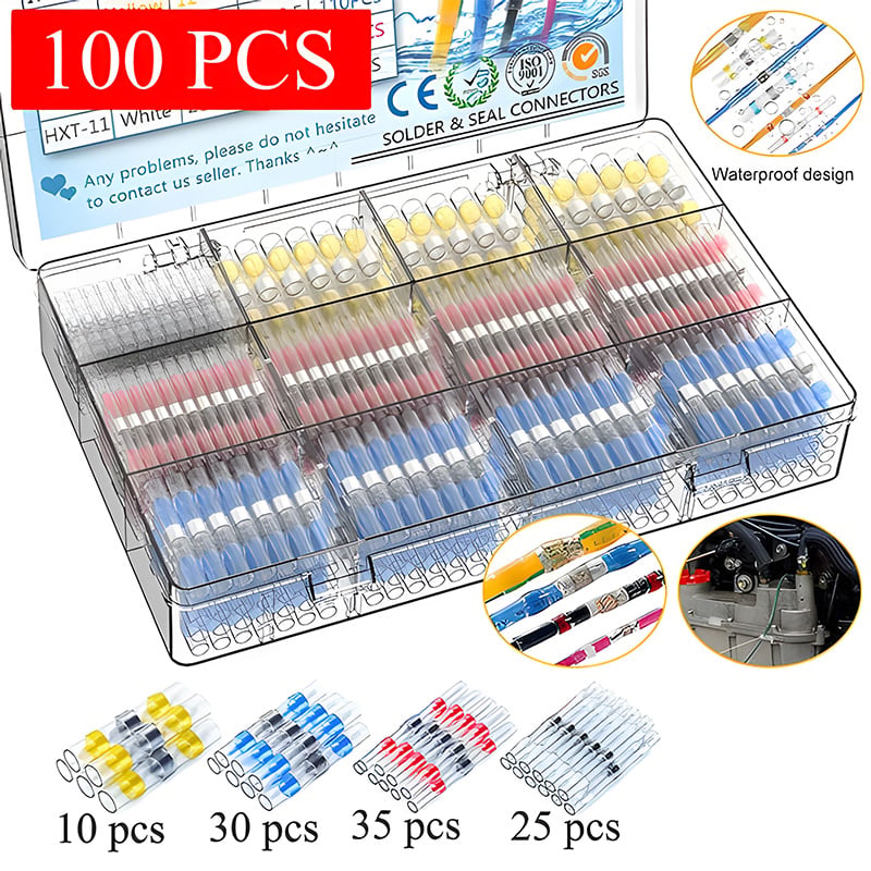⏰49% OFF -🔧💧Waterproof Solder Seal Wire Connectors