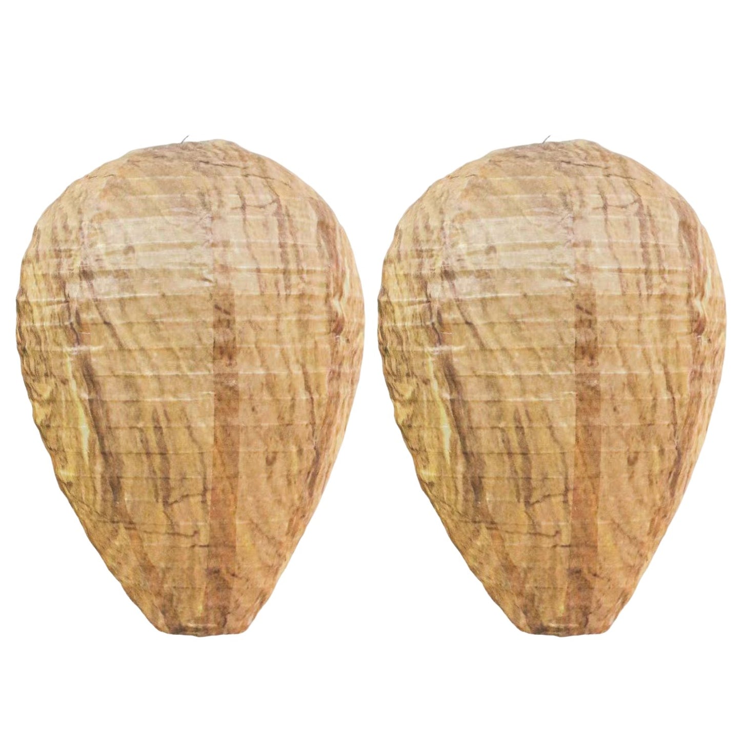 🐝Outdoor Hanging Fake Hornet Nest, Natural Wasp Repellent (8.6*11 inch)👍