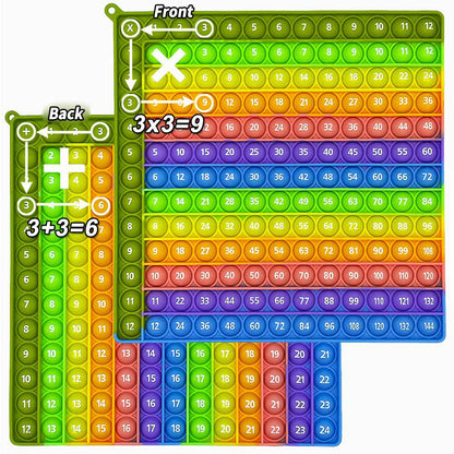🎯12x12 Multiplication Table Board Game – Portable Math Practice and Learning Toy for Kids