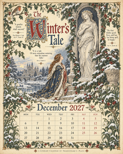 Legends Of Britain 2027 Wall Calendar – Folk Tales, Monsters & Old Stories