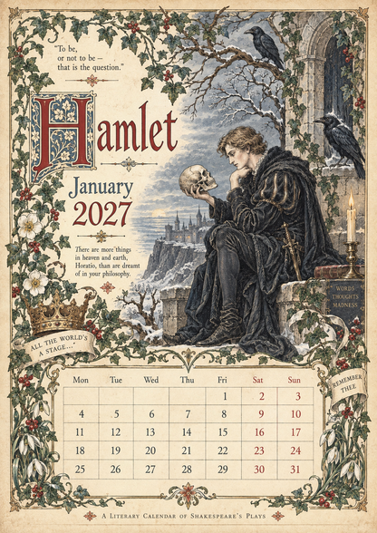 Legends Of Britain 2027 Wall Calendar – Folk Tales, Monsters & Old Stories