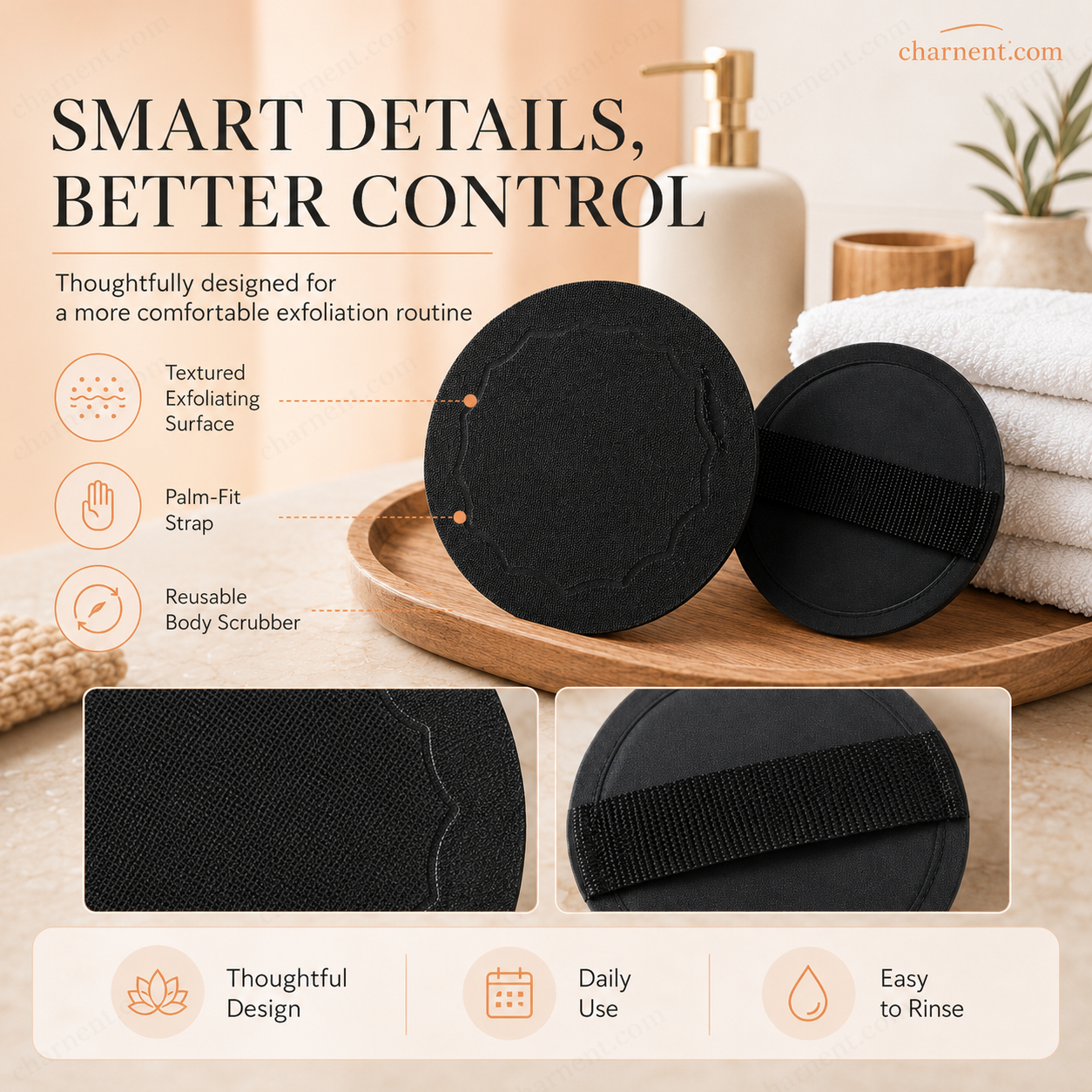 🚿 No-Pain Exfoliating Bath Scrubber Glove 🧖‍♀️