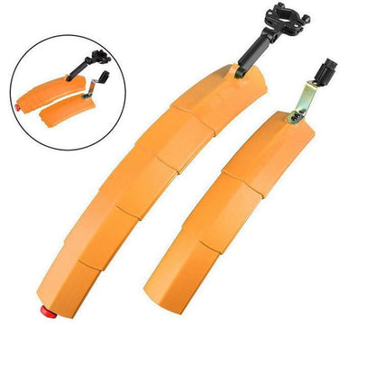 The "Adulting" Mudguard: 2-in-1 Telescopic Shield + Safety Light! 🚨✨ (No More Mud Suits)