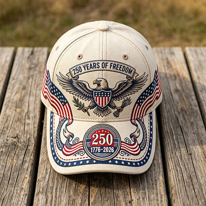 American 250th Anniversary Art Print Casual Hat