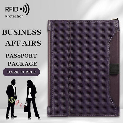 RFID Travel Wallet - Passport Holder & Travel Organizer