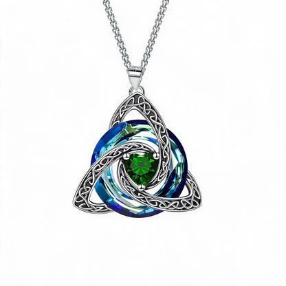 🔥last Day 49% Off - ✝️birthstone Celtic Trinity Knot Necklace ✨