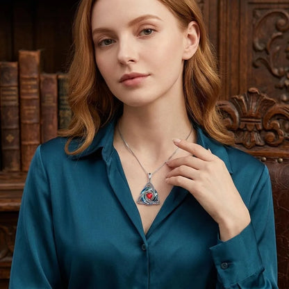 🔥last Day 49% Off - ✝️birthstone Celtic Trinity Knot Necklace ✨