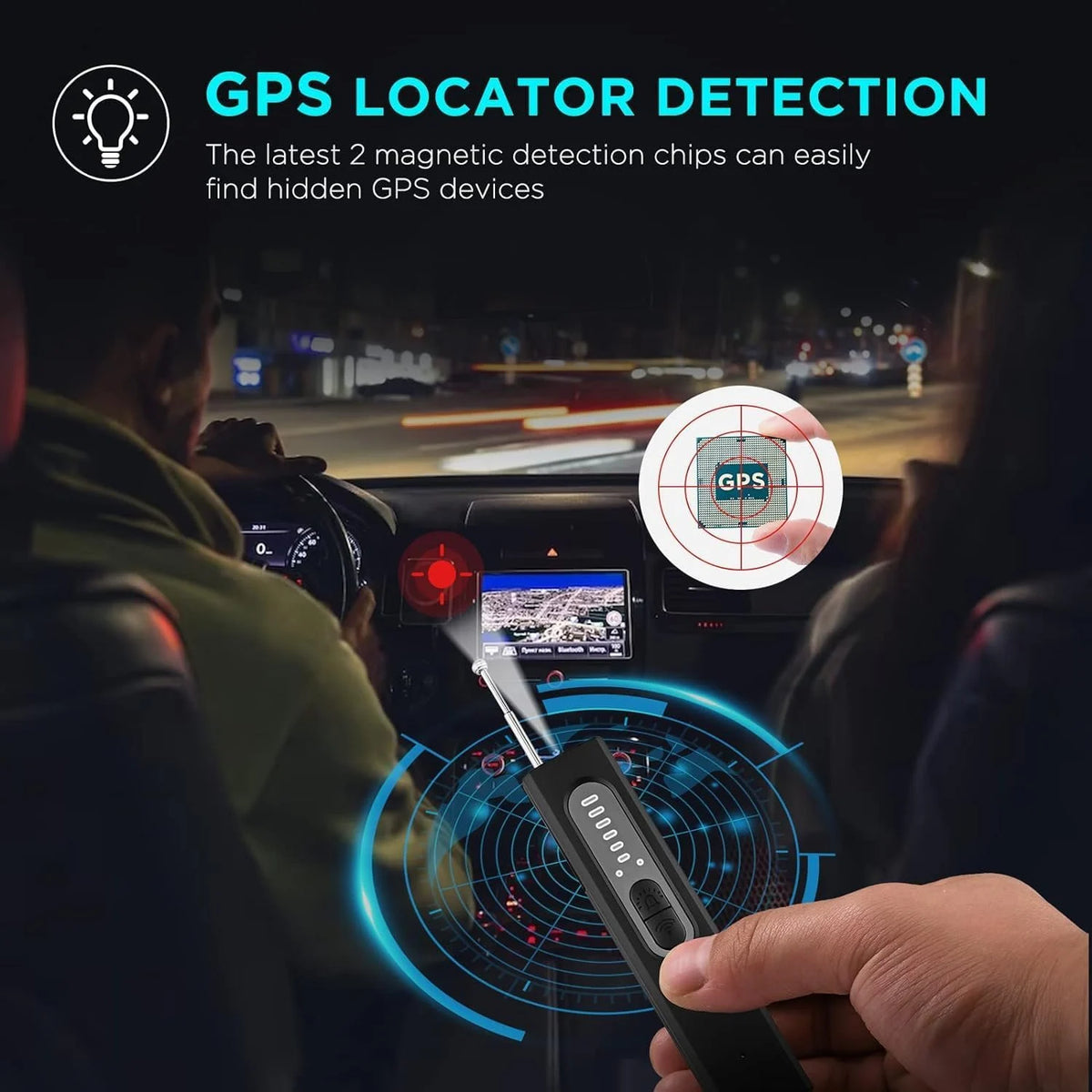 ❤️hot Sale❤️hidden Camera & Gps Tracker Detector