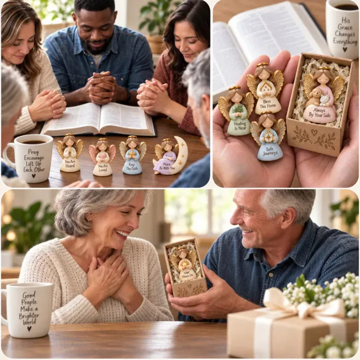 🔥last Day 50% Off - 👼💕12 Pocket Guardian Angels – 🎁little Blessing Keepsake Gifts