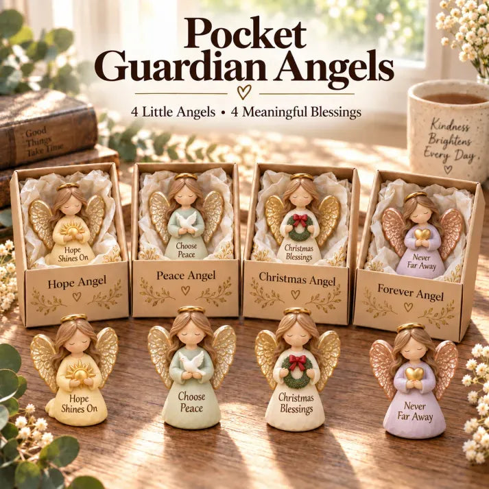 🔥last Day 50% Off - 👼💕12 Pocket Guardian Angels – 🎁little Blessing Keepsake Gifts