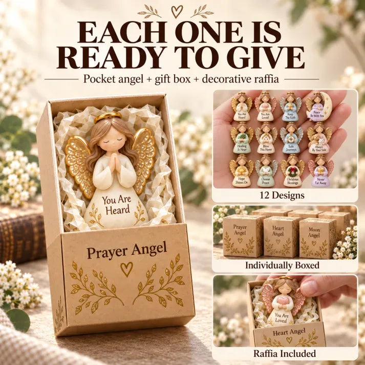 🔥last Day 50% Off - 👼💕12 Pocket Guardian Angels – 🎁little Blessing Keepsake Gifts