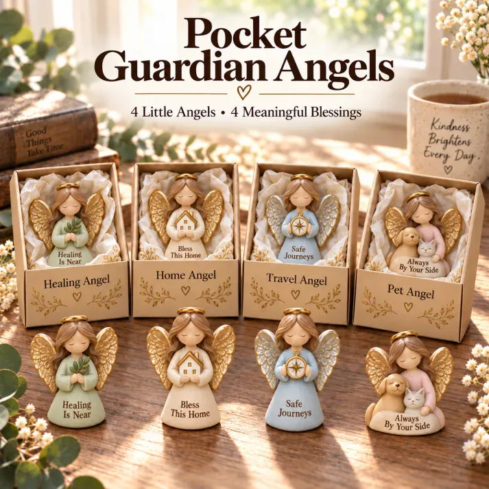 🔥last Day 50% Off - 👼💕12 Pocket Guardian Angels – 🎁little Blessing Keepsake Gifts