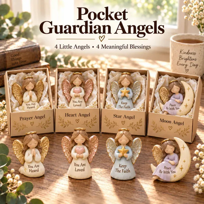 🔥last Day 50% Off - 👼💕12 Pocket Guardian Angels – 🎁little Blessing Keepsake Gifts
