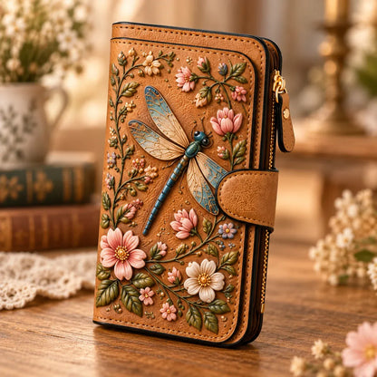✨ Vintage Embossed Art Wallet – Choose Your Favorite Design