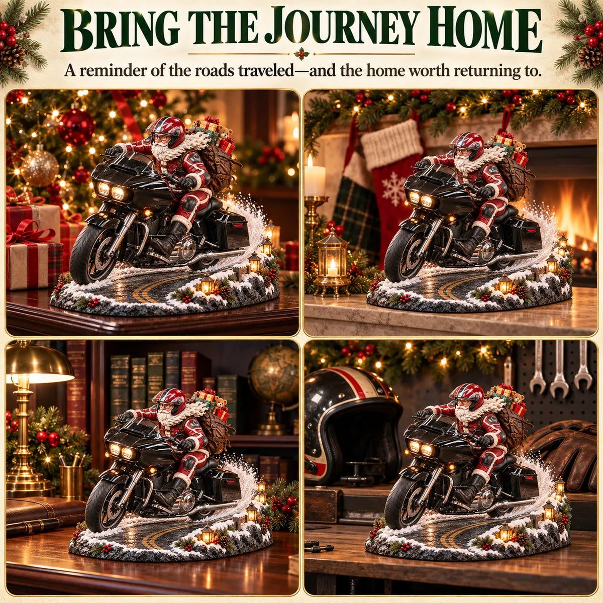 🔥hot Sale 49% Off🏍️🎅 Santa’s Ride Home – Christmas Motorcycle Keepsake Collection💨