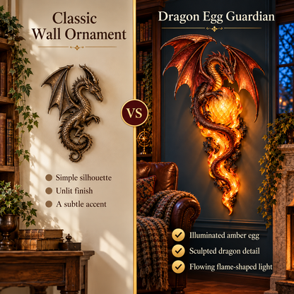 ✨last Day 49% Off✨🐉 Dragon Egg Guardian™ – Lighted Dragon Fantasy Wall Art