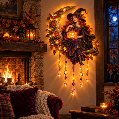 🎃Witch’s Moon Crystal Wall Light🌙