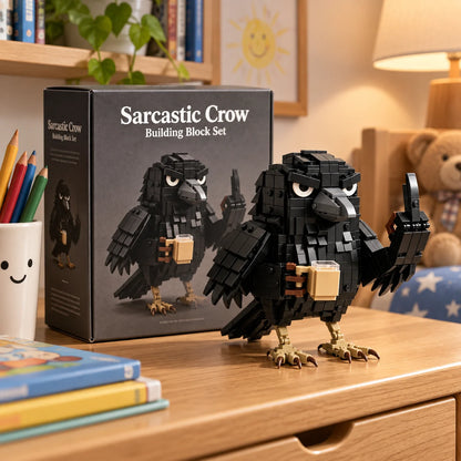 🖤 Gothic Raven Buildable Decor Set