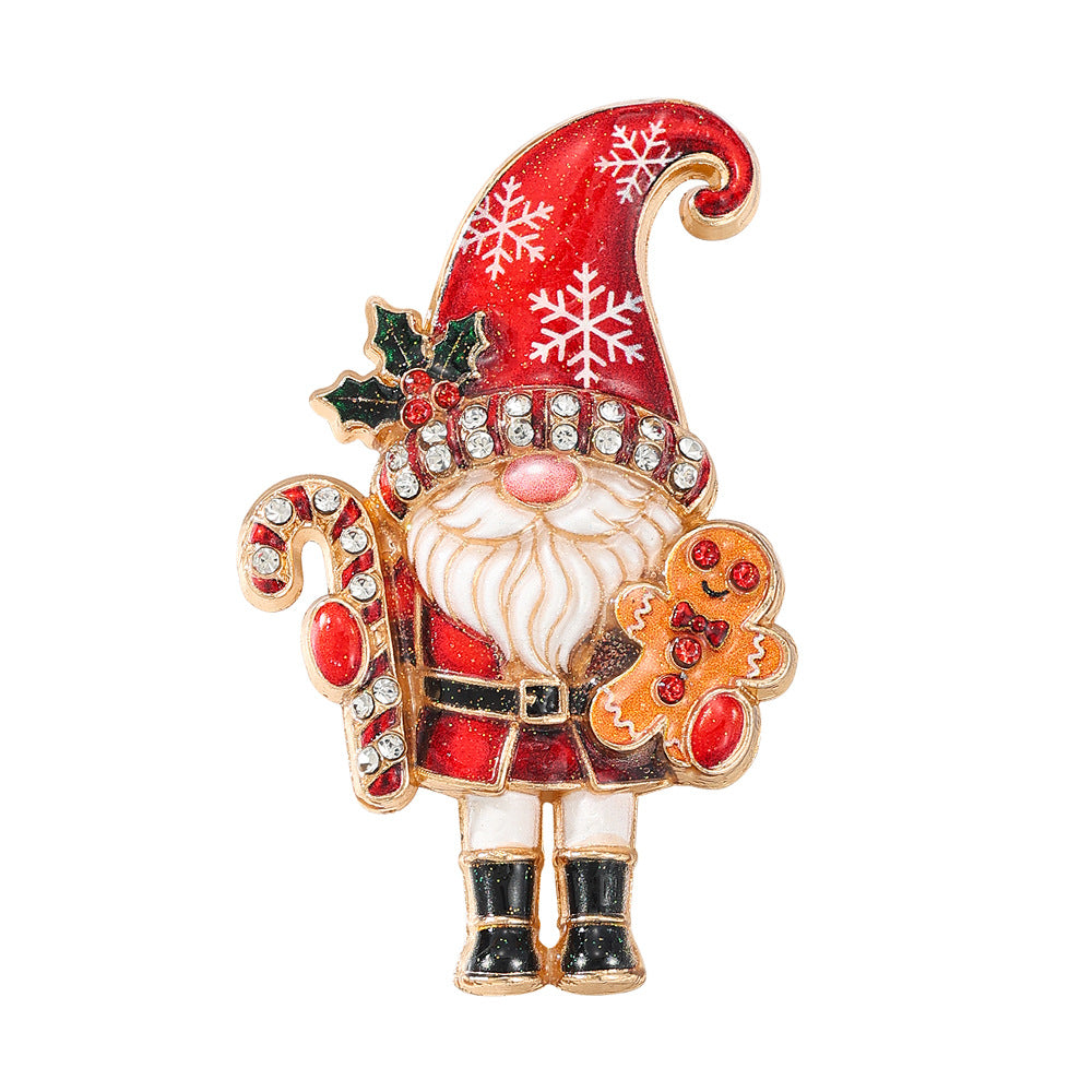 🎄🎅Christmas Gnome Enamel Brooch Pin 🎄🎅