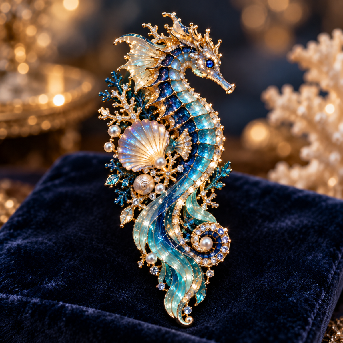 ✨🌊Ocean Creature Enamel Brooch Collection 🌊✨