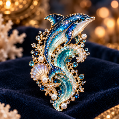 ✨🌊Ocean Creature Enamel Brooch Collection 🌊✨