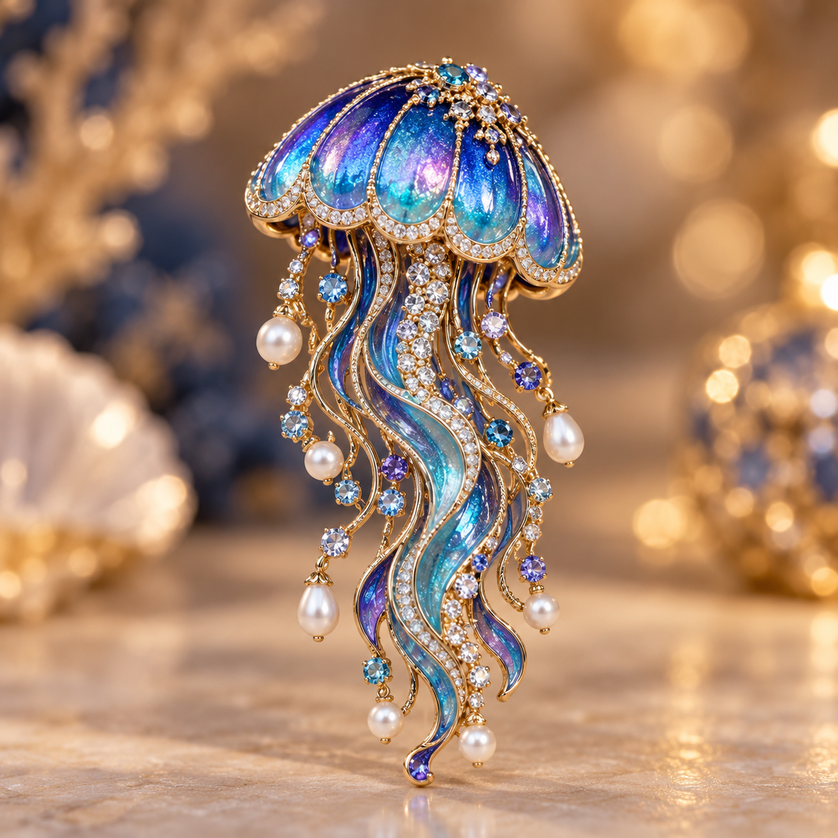 ✨🌊Ocean Creature Enamel Brooch Collection 🌊✨