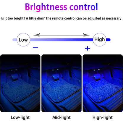 Wireless Rgb Car Interior Ambient Light
