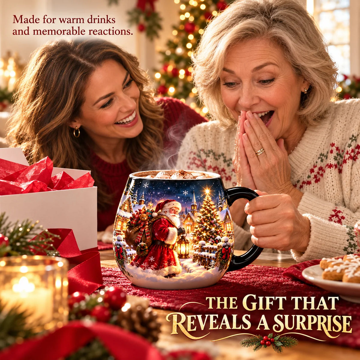 Christmas Magic Color-changing Mug – Heat Reveal Holiday Gift