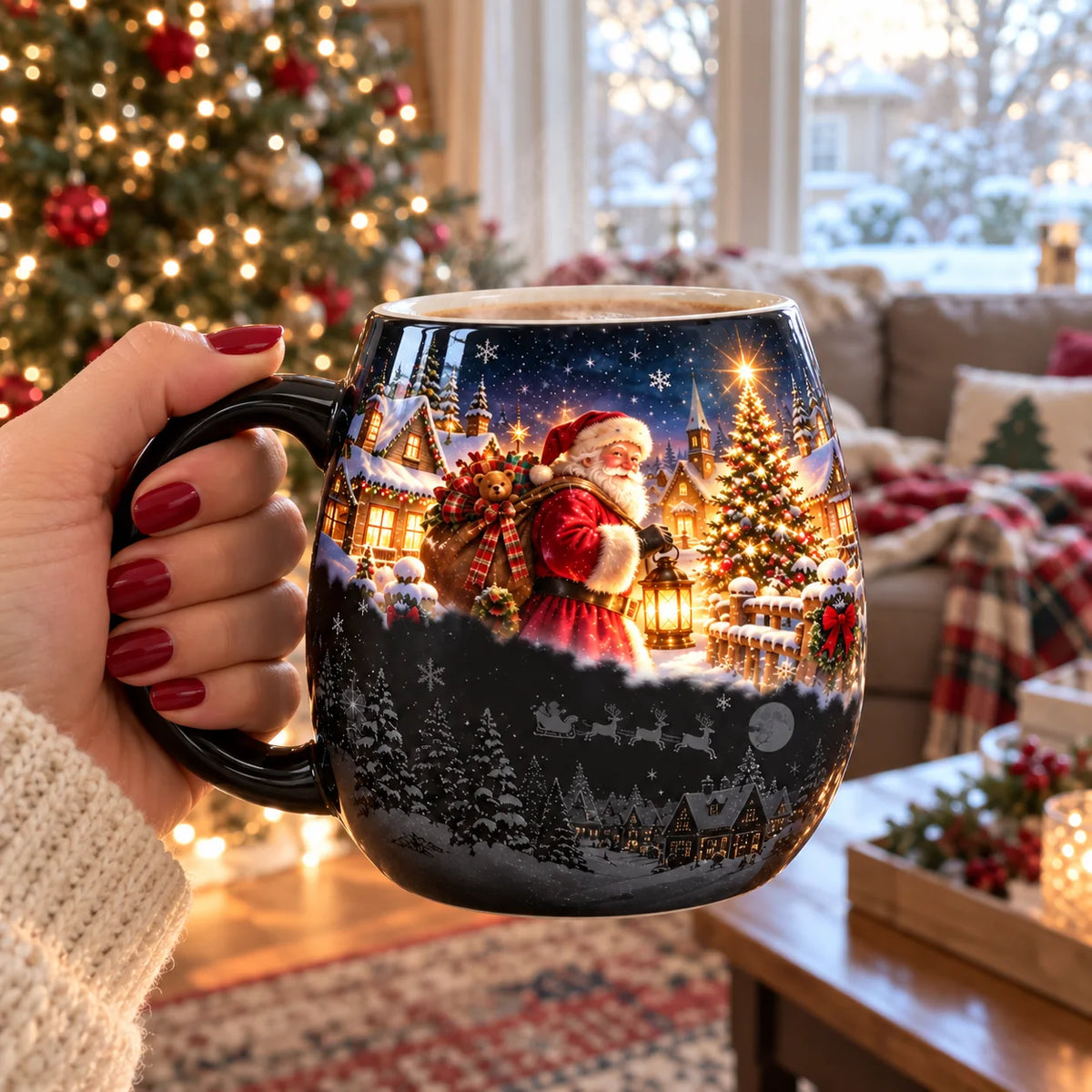 Christmas Magic Color-changing Mug – Heat Reveal Holiday Gift