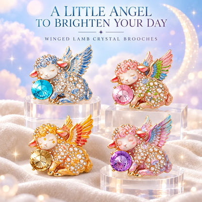 Limited Edition Guardian Angel Lamb Lapel brooch