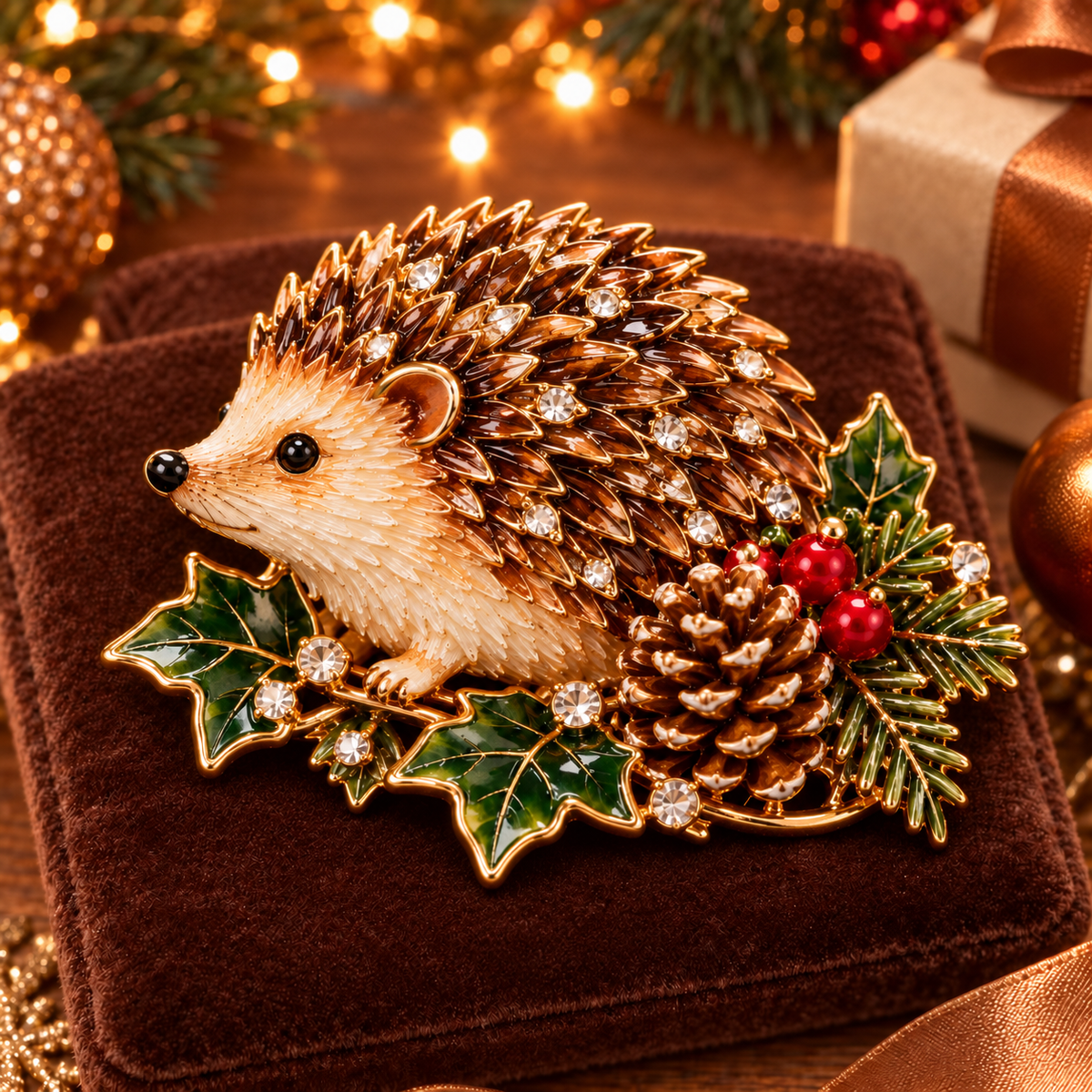 🦔winter Woodland Hedgehog