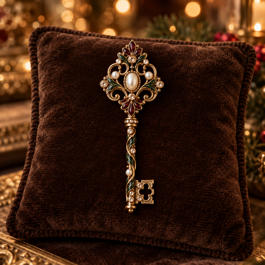 🗝️✨Vintage Ornate Key Brooch 🗝️✨