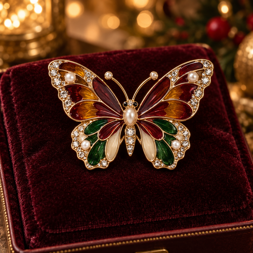 🦋✨Vintage Enamel Butterfly Brooch 🦋✨