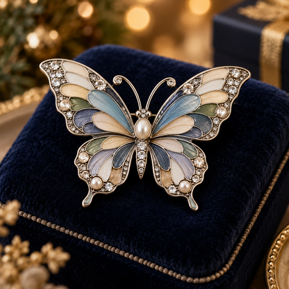 🦋✨Vintage Enamel Butterfly Brooch 🦋✨