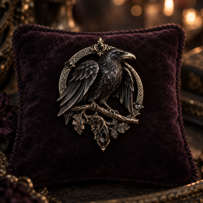 🦅Gothic Celtic Raven Brooch 🦅