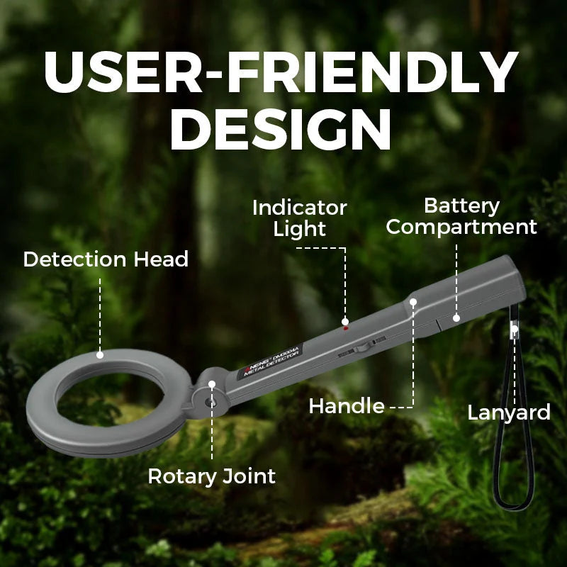 🥳2026 Hot Sale🥳💞50k+ Sold!🔎💎 50% Off! 360° Handheld Detector – High Sensitivity For Gold, Rings & Coins. Lightweight Design, Easy For Seniors. Start Your Treasure Hunting Adventure Now. 🧭🕊️