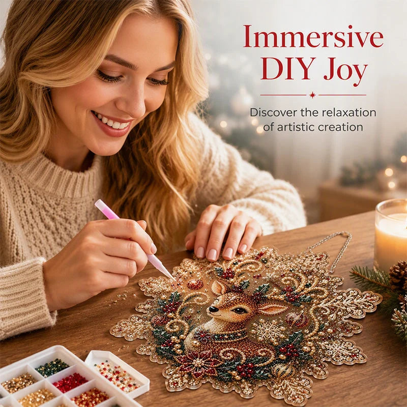 🎅early Christmas Gift 50% Off🎄christmas Diamond Art Hanging Kit