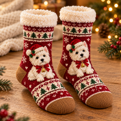 🎄 FESTIVE PUP CHRISTMAS KNITTED SOCKS COLLECTION