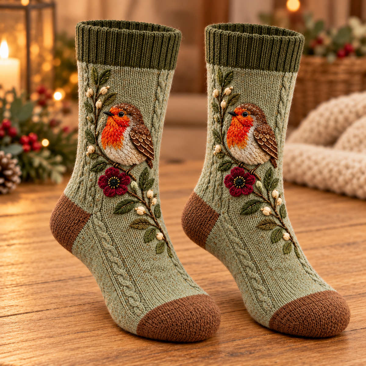 🌿 Nature Story Knit Sock Collection