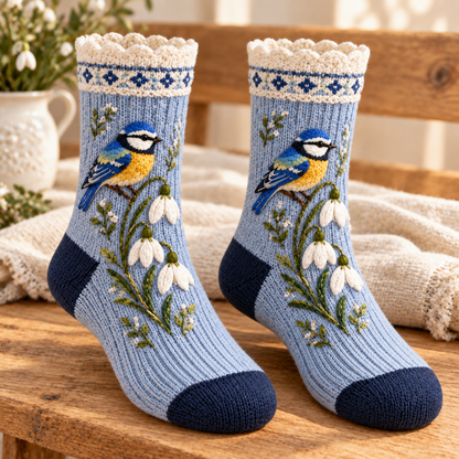 🌿 Nature Story Knit Sock Collection