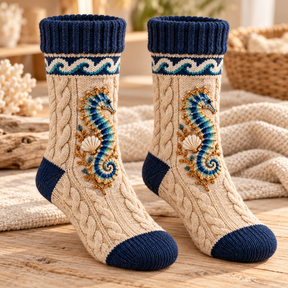 🌿 Nature Story Knit Sock Collection