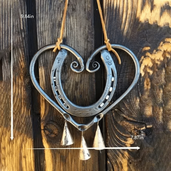 100% Handmade | The Horseshoe Heart Wind Chime ❤